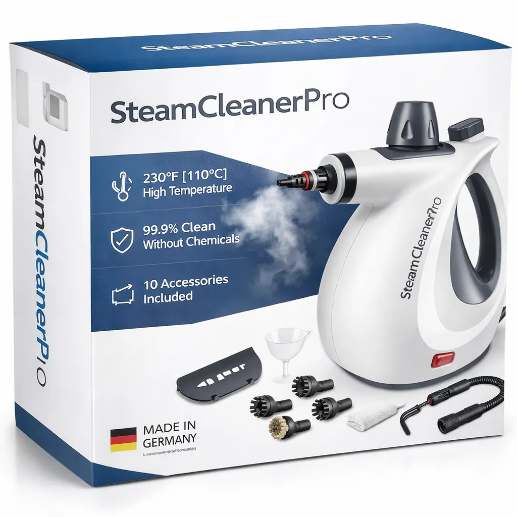 SteamCleanerPro w zestawie